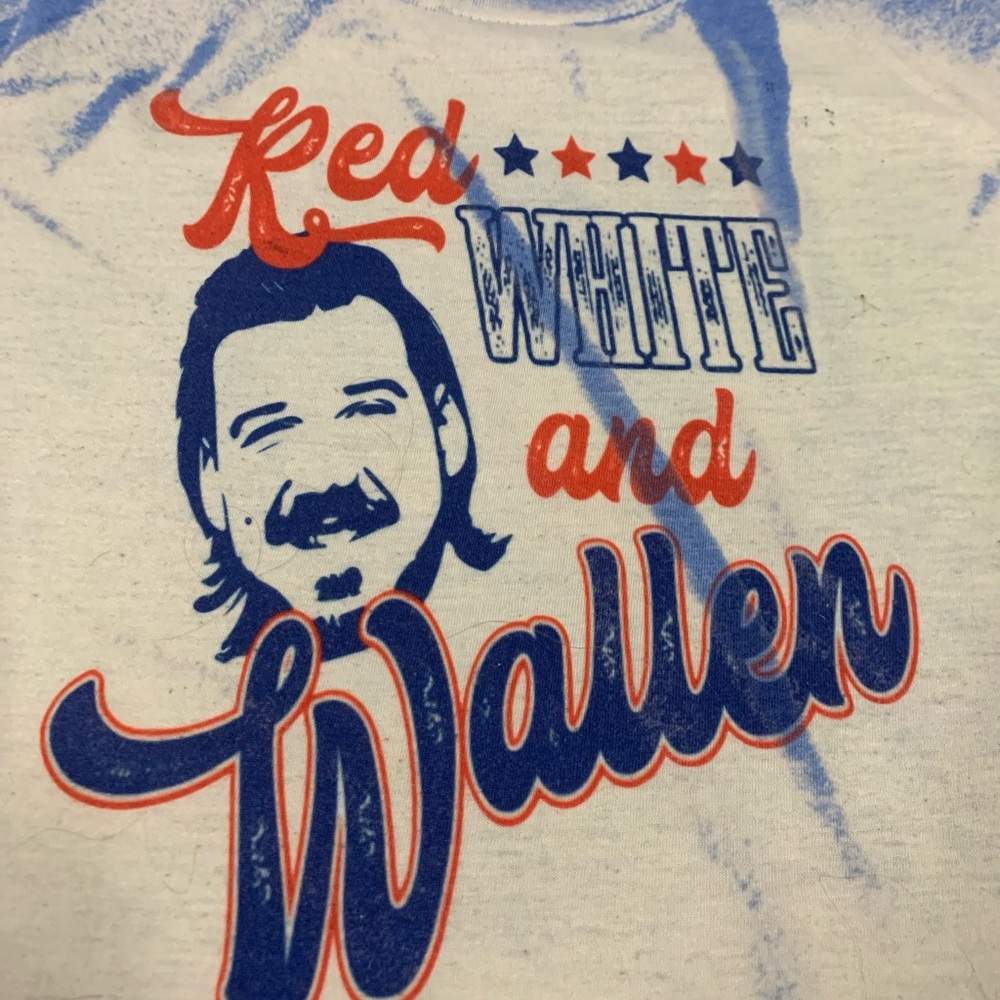 Morgan wallen summer t shirt. Red, White and Wallen